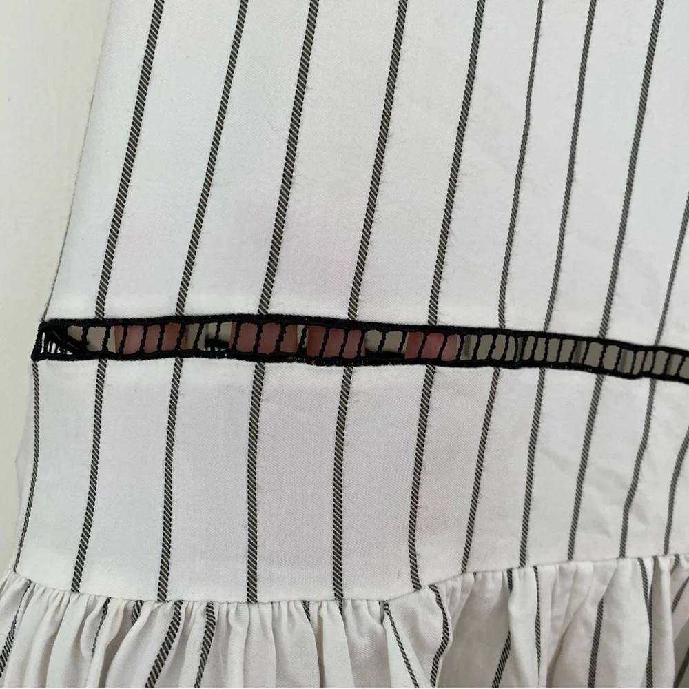 LUG VON SIGA Striped Asymmetrical Tunic Dress Top size 38